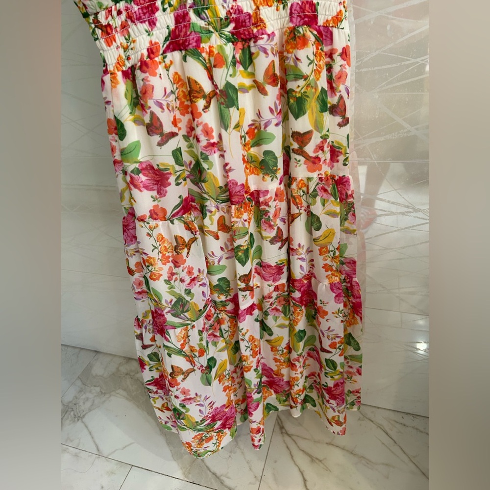 Maison Tara waistband midi dress🩷 - Picture 9 of 12